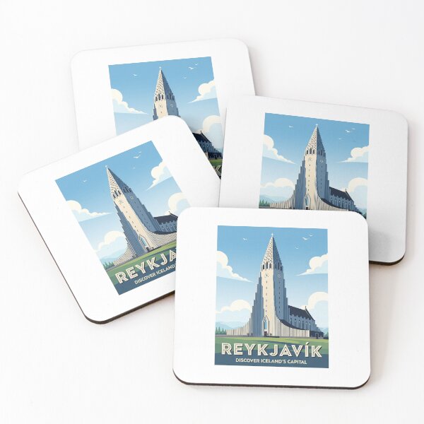 Item preview, Reykjavik - Iceland (Country Collection) designed and sold by HeartbeatPrint.