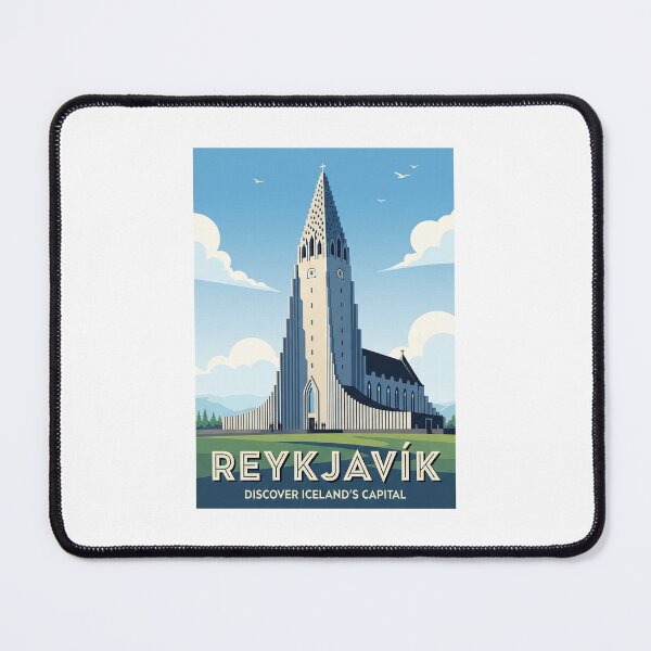 Item preview, Reykjavik - Iceland (Country Collection) designed and sold by HeartbeatPrint.