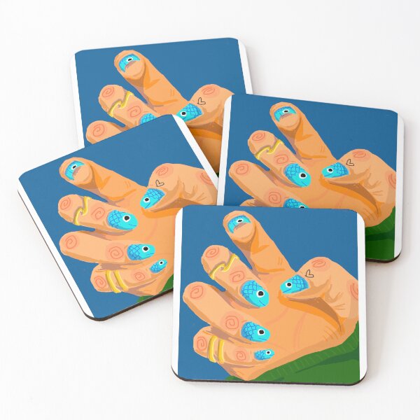 Item preview, Fish fingers illustration print  designed and sold by Inkorama.