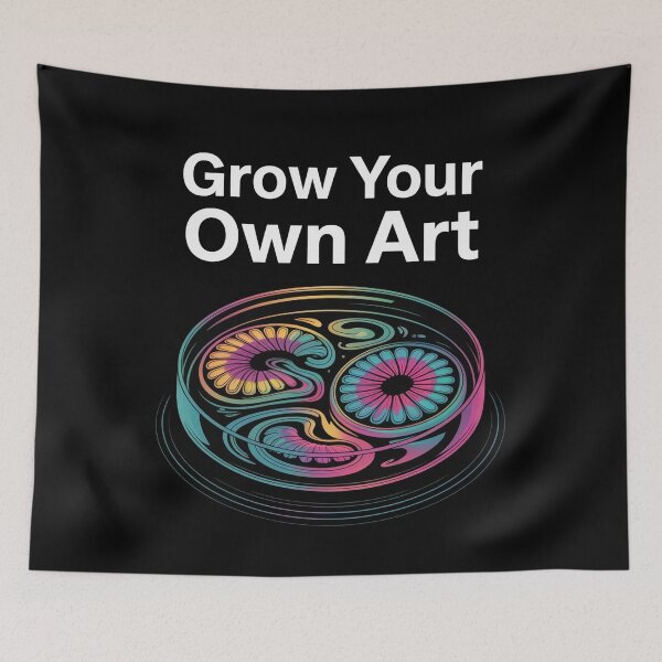 Item preview, Grow your art, funny art and microbiology designed and sold by NoetherSym.