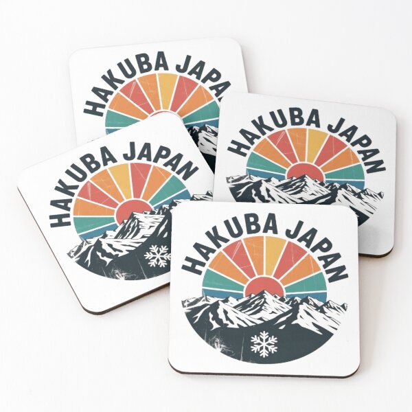 Item preview, Hakuba Japan Ski Resort – Snowboarding, Powder Snow, Mountain Sunset, and Winter Travel Poster designed and sold by dortmond.