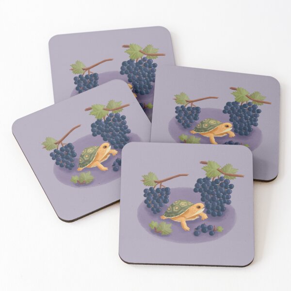 Item preview, Turtle with Grapes (Purple) designed and sold by undercoverbug.