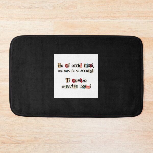 Item preview, "Ho gli occhi rossi, ma non te ne accorgi. Ti guardo mentre dormi." PTN citazione “Ricordi” occhi rossi dormi indie designed and sold by fuffu.