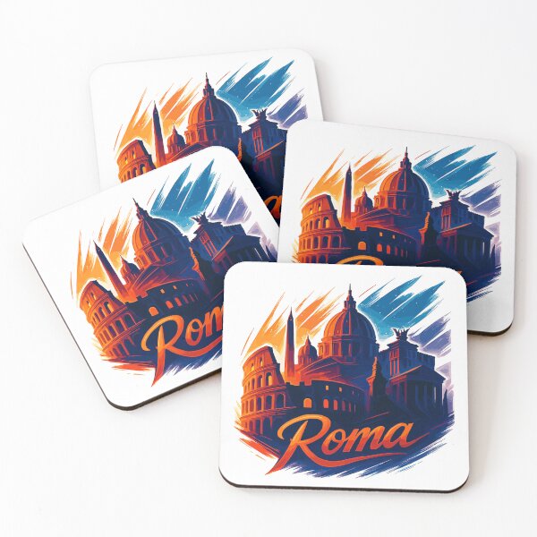 Item preview, Rome Roma capital Italy silhouette gift designed and sold by Pineapple-Tree.