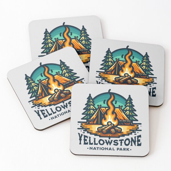 Item preview, Yellowstone National Park Family Camping Vacation Mountains designed and sold by Guarddogdrive.