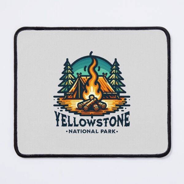 Item preview, Yellowstone National Park Family Camping Vacation Mountains designed and sold by Guarddogdrive.