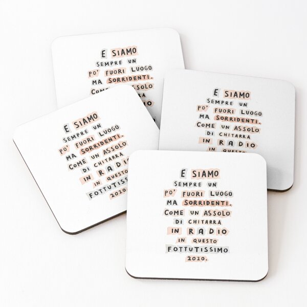 Item preview, "E siamo sempre un po’ fuori luogo ma sorridenti. Come un assolo di chitarra in radio in questo fottutissimo 2020." titolo: PTN citazione “La storia infinita” fuori luogo sorridenti designed and sold by fuffu.