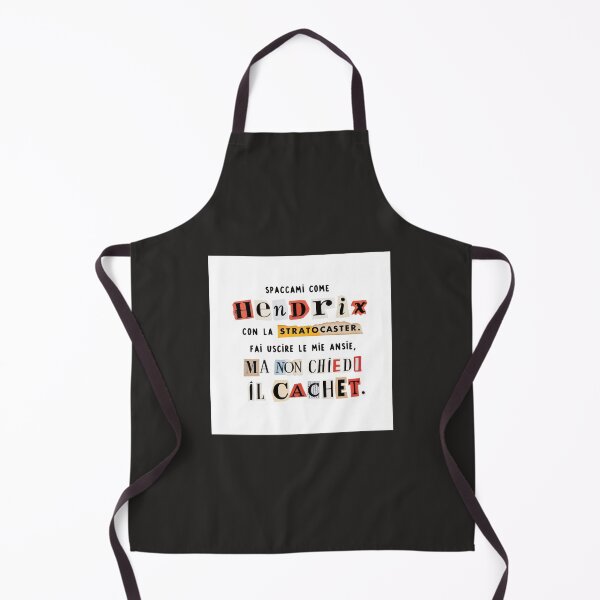 Item preview, "Spaccami come Hendrix con la Stratocaster. Fai uscire le mie ansie, ma non chiedi il cachet." titolo: PTN citazione “Giovani Wannabe” ansie rock indie designed and sold by fuffu.