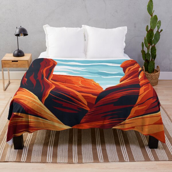 Item preview, Desert Antelope Canyon Minimalist Art Illustration designed and sold by LVTFCOarts.