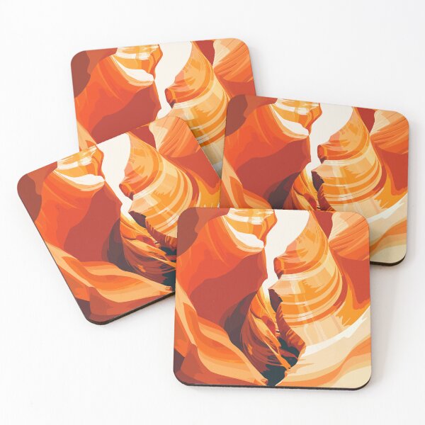 Item preview, Nature Antelope Canyon Minimalist Art Illustration designed and sold by LVTFCOarts.