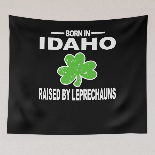 Item preview, St Patty Idaho Shirt Raised By Leprechauns Shamrock designed and sold by shoppzee.