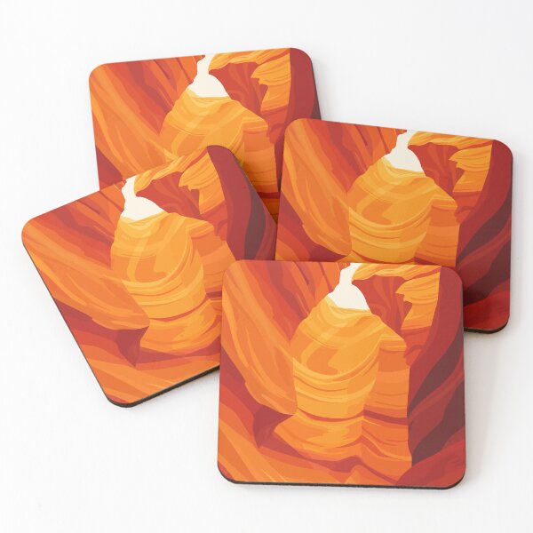 Item preview, Antelope Canyon Scenery Minimalist Art Illustration designed and sold by LVTFCOarts.