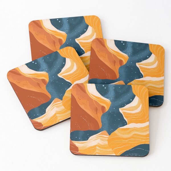 Item preview, Antelope Canyon Arid Minimalist Art Illustration designed and sold by LVTFCOarts.
