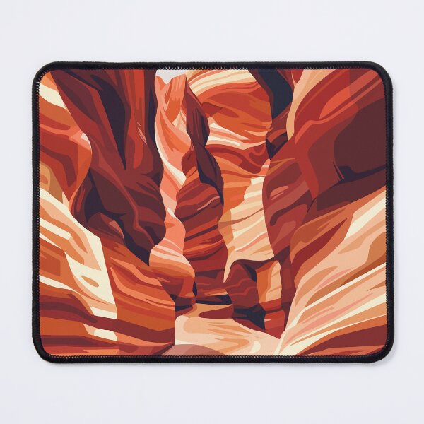 Item preview, Arid Antelope Canyon Minimalist Art Illustration designed and sold by LVTFCOarts.