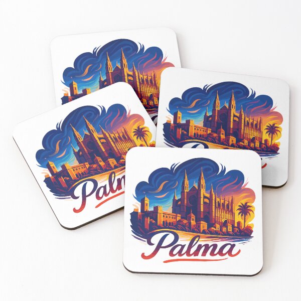 Item preview, Palma capital Mallorca silhouette gift designed and sold by Pineapple-Tree.