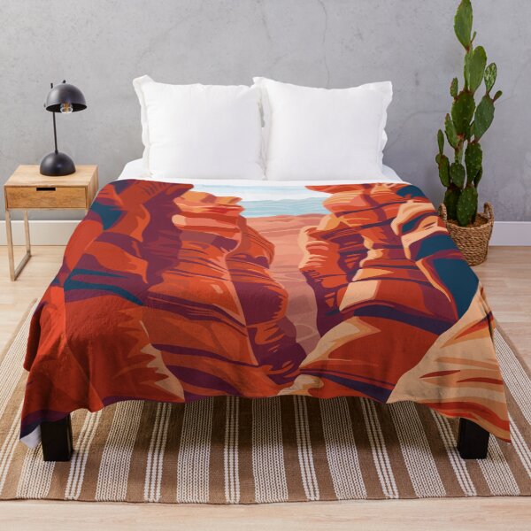 Item preview, Antelope Canyon Southwest Minimalist Art Illustration designed and sold by LVTFCOarts.
