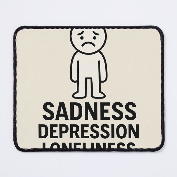 Item preview, Sadness and Loneliness Icon designed and sold by ShadeFrameFlo.