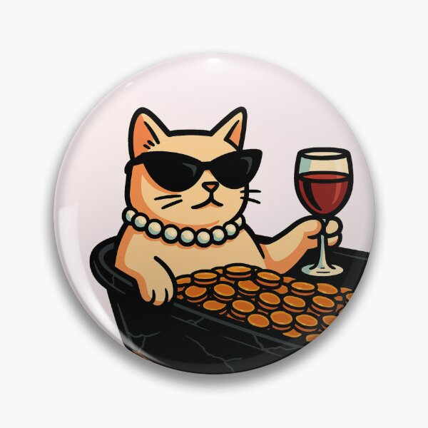 Item preview, Luxury Cat Vibes designed and sold by InkRiotCo.