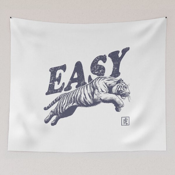 Item preview, Funny Quote Easy Tiger Retro Wild Animal designed and sold by Jcat7.