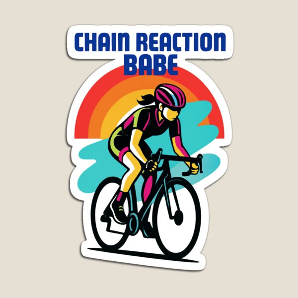 Item preview, Chain Reaction Babe - Road Bike designed and sold by GrafRaf Studio.