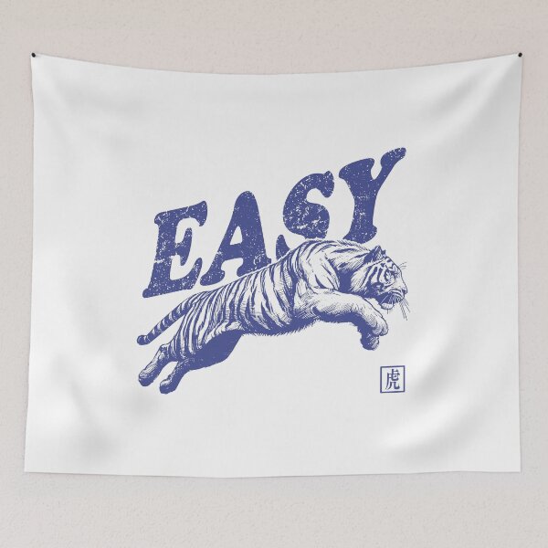 Item preview, Funny Quote Easy Tiger Retro Wild Animal designed and sold by Jcat7.
