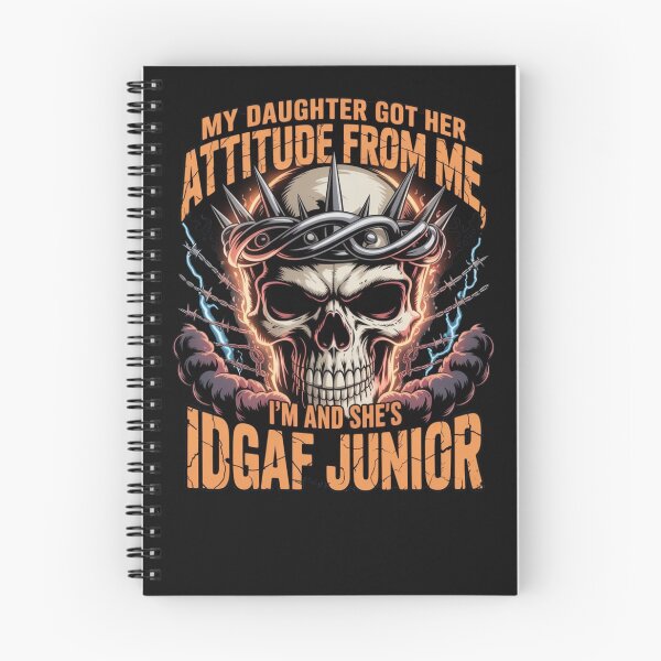 Item preview, My Daughter Got Her Attitude From Me I'm IDGAF Sarcastic designed and sold by ManiaGrania.
