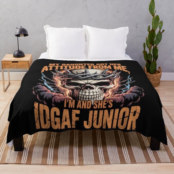 Item preview, My Daughter Got Her Attitude From Me I'm IDGAF Sarcastic designed and sold by ManiaGrania.