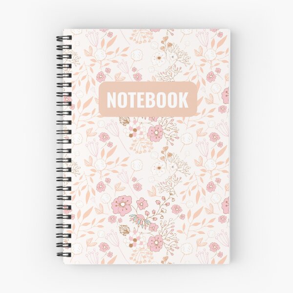 Item preview, Vintage Pink Floral Notebook designed and sold by SAarcado.