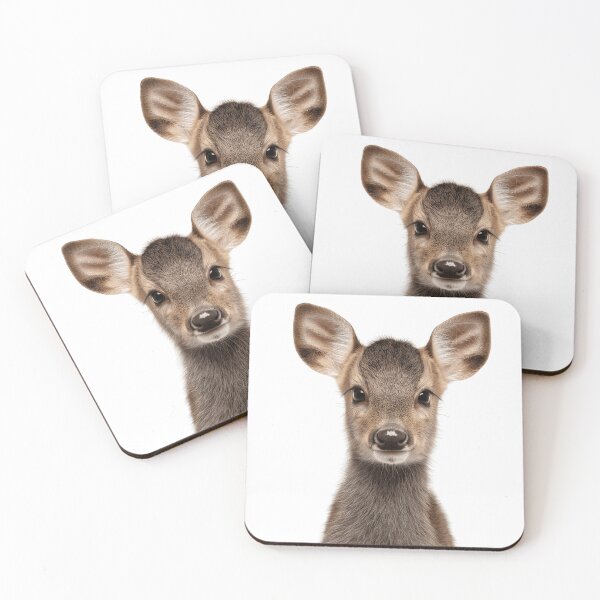 Item preview, Adorable Baby Tufted Deer for Cute Tufted Deer lovers designed and sold by LazyOwlStore.