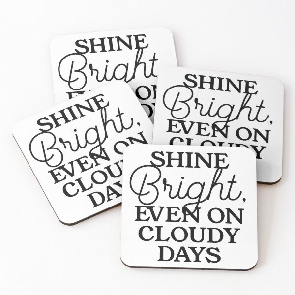 Item preview, Shine Bright, Even On Cloudy Days - Resilient Motivation for Life’s Storms designed and sold by Soaring Eagle.