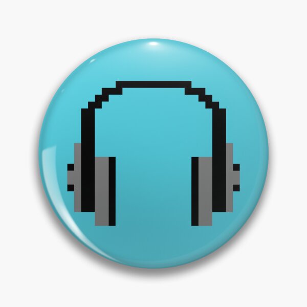 Item preview, Pixel Art Headphones designed and sold by RollingRC.