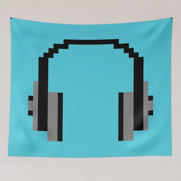 Item preview, Pixel Art Headphones designed and sold by RollingRC.