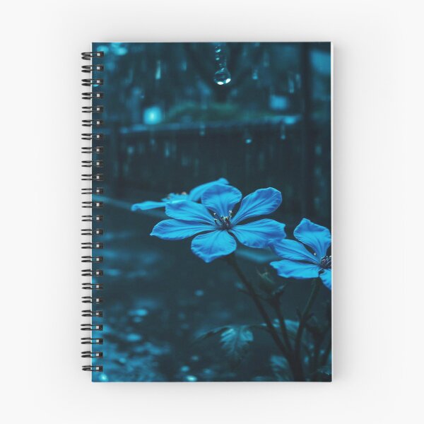 Item preview, blue flower designed and sold by  Mudikeys.