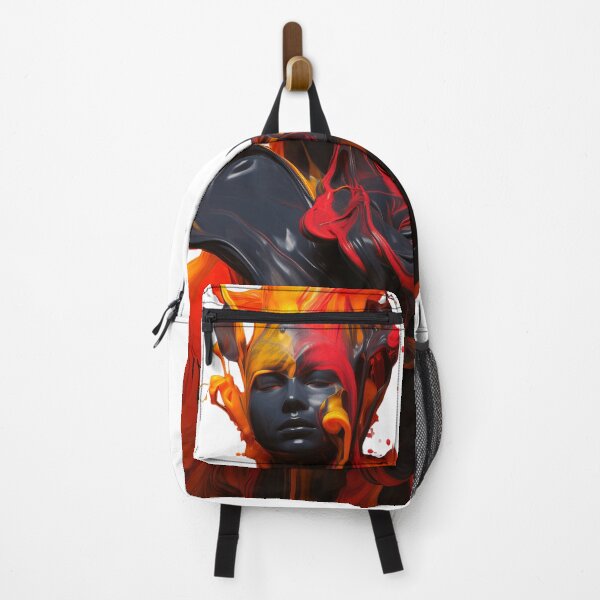 Item preview, Molten Majesty – Abstract Liquid Art in Fiery Hues designed and sold by zevorgue.