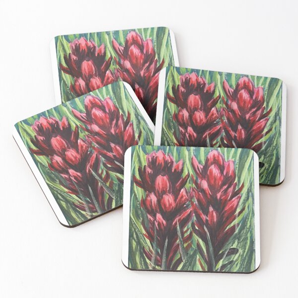 Item preview, Indian Paintbrush Wild Flowers designed and sold by JigsaaStudios.