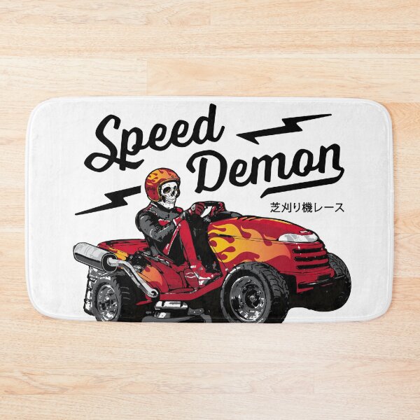 Item preview, Lawnmower Racing - Speed Demon - Black Text - Lawn Mower Racing designed and sold by RaceDayRags.