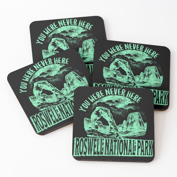 Item preview, Roswell National Park UFO Flying Saucer Aliens designed and sold by LuxeGraphix.