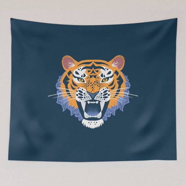 Item preview, Angry tiger head tatto designed and sold by xiao xuans.