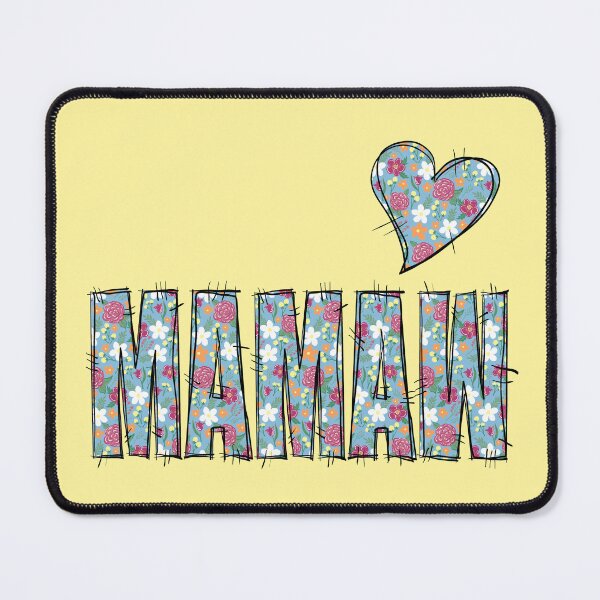 Item preview, MAMAW Floral Stitch Pattern With Yellow Background  designed and sold by missmann.