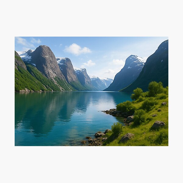 Item preview, Norwegian fjords designed and sold by H-F200519.