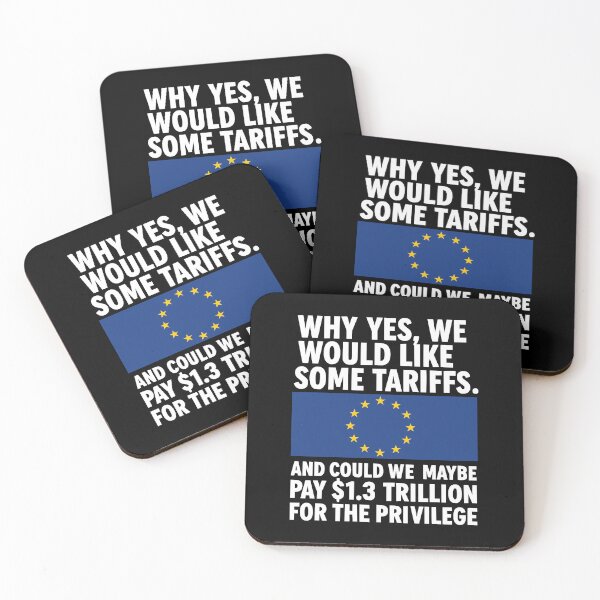 Item preview, “Yes, We’d Like Some Tariffs” Tee designed and sold by Mike Draws.