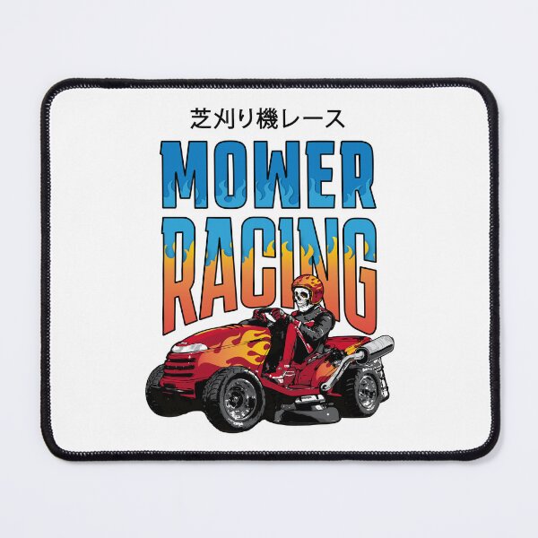 Item preview, Lawnmower Racing - Flames - Lawn Mower Racing designed and sold by RaceDayRags.
