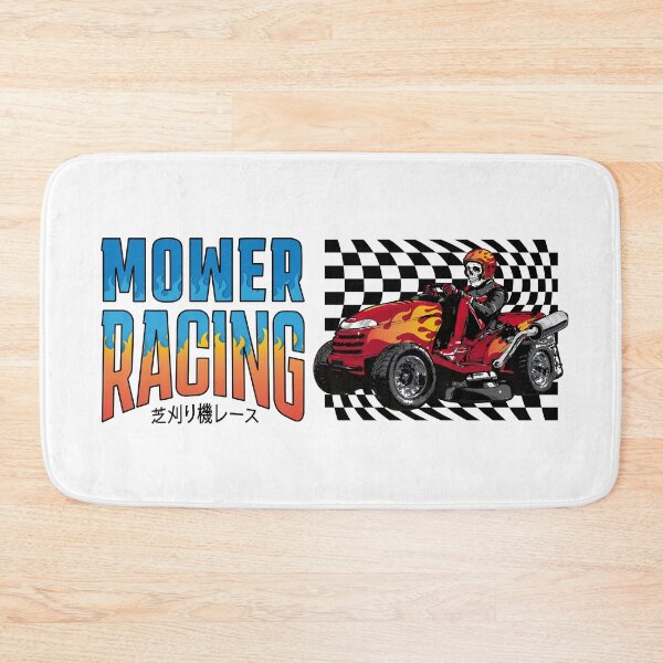 Item preview, Lawnmower Racing - Flames - Lawn Mower Racing designed and sold by RaceDayRags.