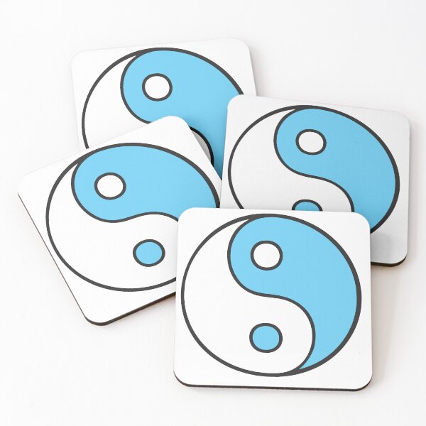 Item preview, Blue and White Yin Yang Symbol designed and sold by XaktonSmith.