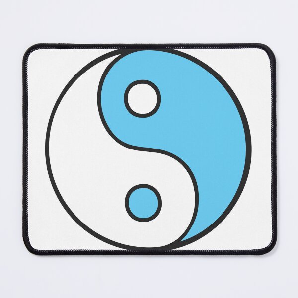 Item preview, Blue and White Yin Yang Symbol designed and sold by XaktonSmith.