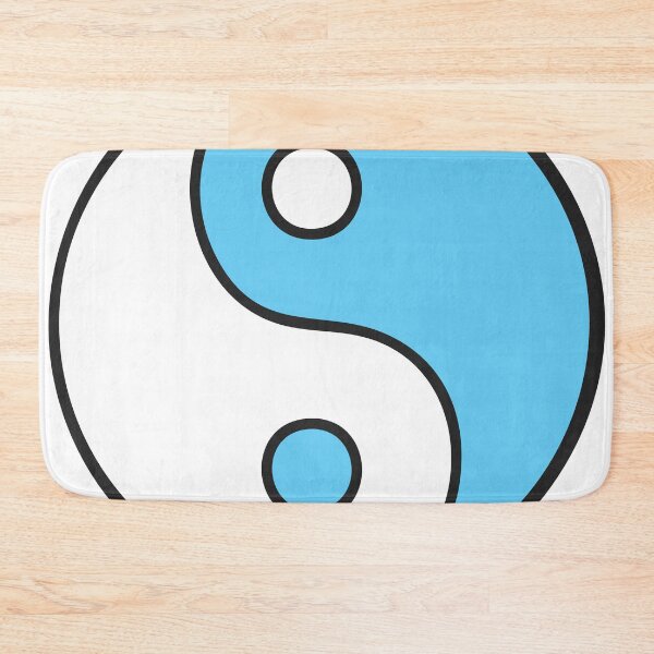 Item preview, Blue and White Yin Yang Symbol designed and sold by XaktonSmith.