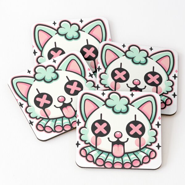 Artikelvorschau, Pastel Goth Grunge Clowncore Puffy Fox entworfen und verkauft von dreamsagellc.
