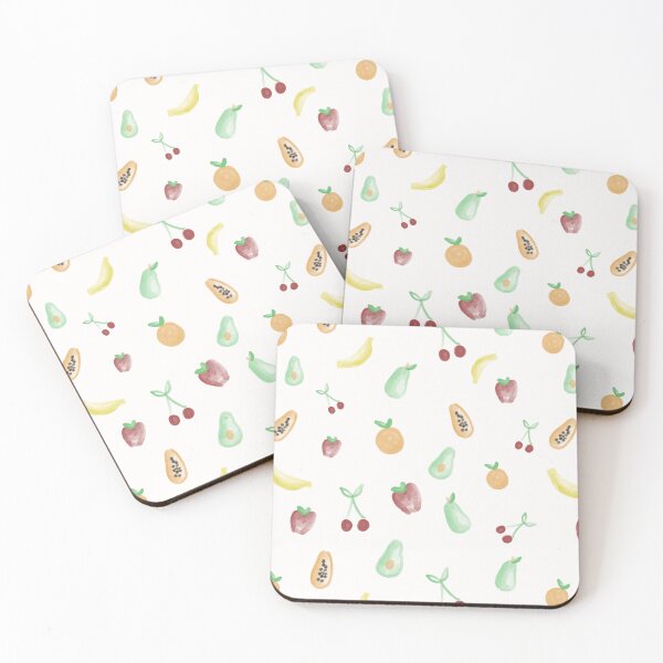 Item preview, Watercolor Fruit Pattern in Soft Colors designed and sold by Justina Designs.