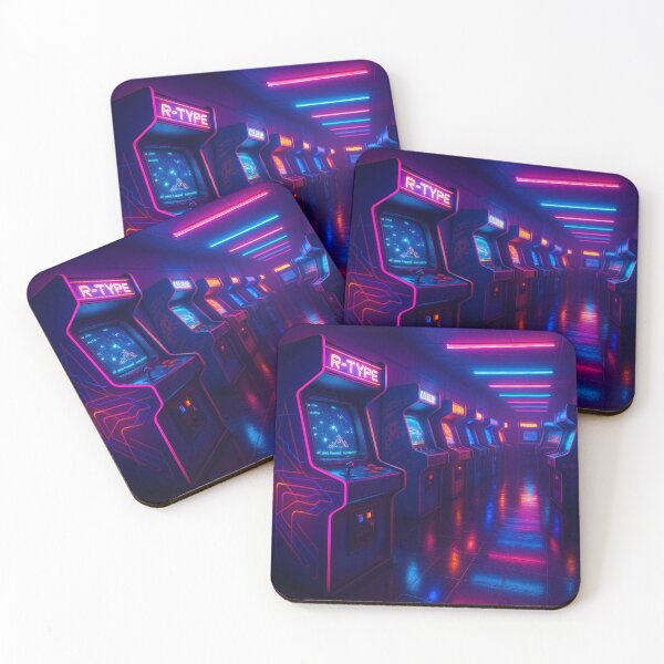Item preview, Retro arcade room – neon 80s vibe designed and sold by LoomisDreams.