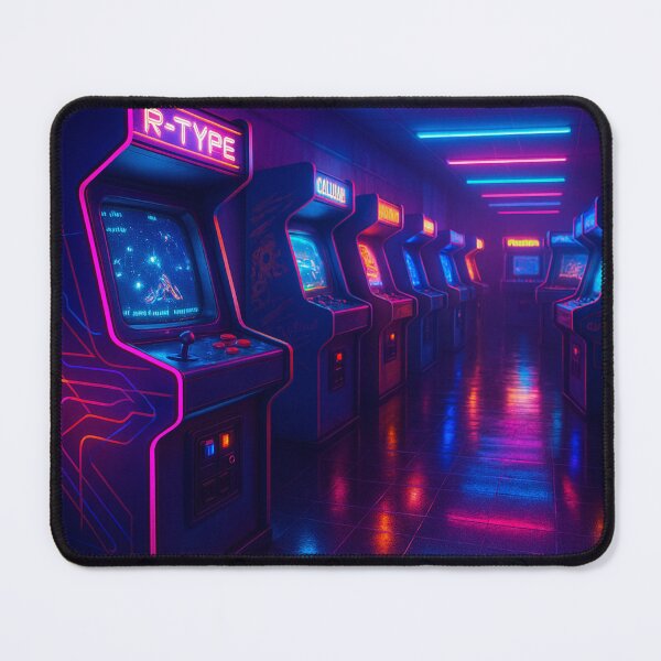 Item preview, Retro arcade room – neon 80s vibe designed and sold by LoomisDreams.